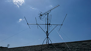 福岡市の東区和白でFMアンテナ取り付け